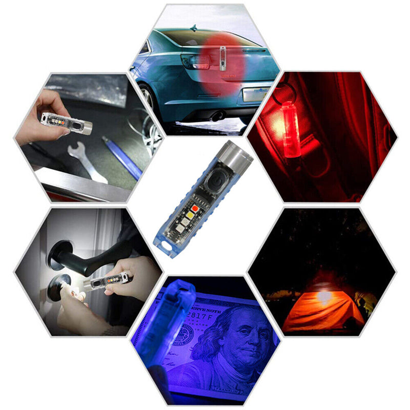 Ultralight Small LED Flashlight IP65 Waterproof Portable Light for Emergenc