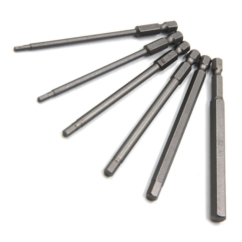 6pcs Allen Wrench Drill Bit Set Woodworking Screwdriver Drilling Hex Head Newly