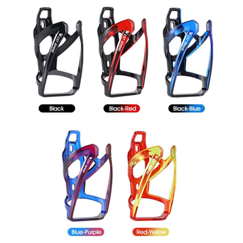 WEST BIKING Water Bottle Holder MTB Road Bike Kettle Cage (Blue Purple)