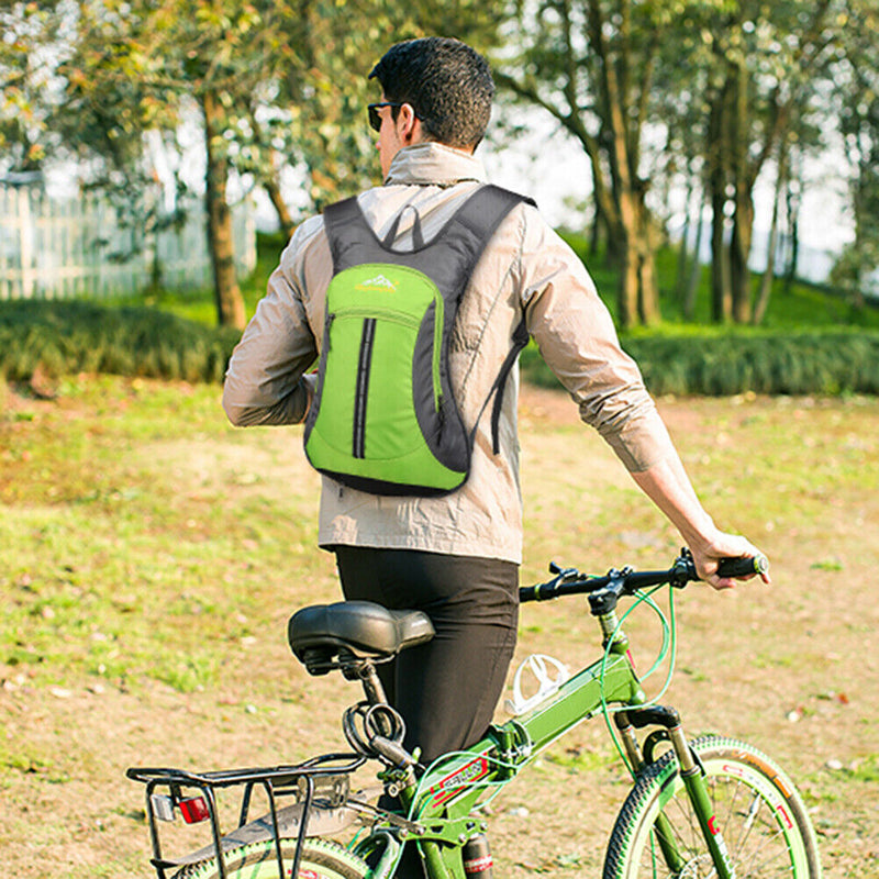 Cycling Water Bag Waterproof Running Hiking Outdoor Sport Backpack (Green) Newly