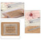 4pcs Straight Writing Ruler Guide Envelope Addressing Guide Stencils Writing