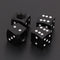 4pcs Dice Style Car Tire Wheel Tyre Caps Valve Stem Dust Covers (Black)
