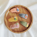 5pcs Candy Color Hair Clip Sweet Hairpin Plush Hairgrip Bars for Children