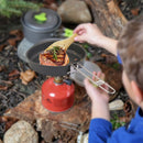 Handle Ultralight Grill Camping Frypan Non-Stick Frying Pan Titanium Fry Pan