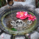 Swimming Balls Shiny Sphere Lawn Mirror Globe Swimming Garden Ball 6 Pack Newly