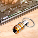 1/4 inch Screwdriver Bits Holder Sleeve Stainless Steel Drill Bits Adapter Newly