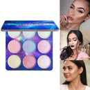 9Color Contour Face Glow Concealer Highlight Giltter V2H1 M5T8 E7N8 T8M0