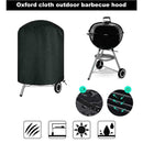 BBQ Grill Cover Barbecue Round Smoker Cover Waterproof Patio Hot For Garden Q0J5