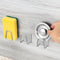 Steel Self Adhesive Sponges Holder Sink Caddy Accessories Kitchen Bat`