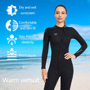 3mm Neoprene Wetsuit Full Body Scuba Diving Suit One Piece for Women (S) Newly