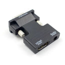 VGA Male HDMI Female HDMI-compatible Converter HDMI to VGA Cable Audio Adapter