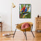 DIY Digital Oil Painting By Numbers Kits Two Parrots Animals Wall Picture
