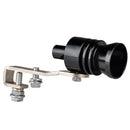 Car Motorcycle Exhaust Tip Whistler Turbo Sound Simulator Blow Off Valve Black