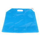 10L Folding Drinking Water Carrier Bag for Outdoor Camping Hiking BBQ Blue