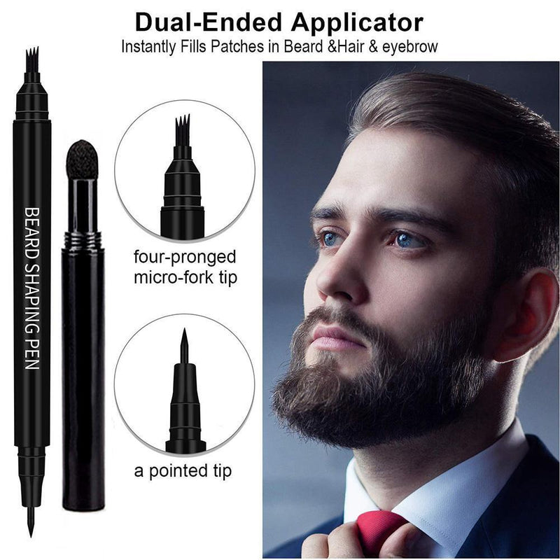 Beard Filling Pen Facial Hair Moustache Repair Shape Regrowth Pen for Men
