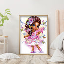 Diamond Painting Girl Full Round Drill Picture of Rhinestone DIY Drawing Kit