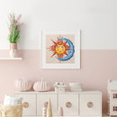 Diamond Painting Kit 5D Special Shaped DIY Sun Moon Rhinestone Pictures Newly