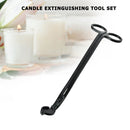 Wick Trimmer Steel Candle Snuffer Cutter Oil Lamp Trim Scissors (Black) Newly
