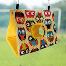 Bird Parrot Nest House Hanging Hammock Cage Sleeping Bed (Yellow Owl S) Newly