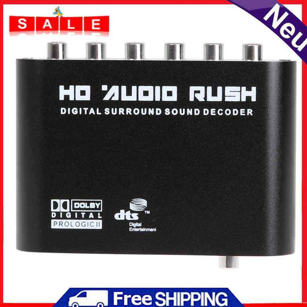 Coaxial DTS AC3 5.1CH Audio DTS/AC3 5.1 Analog Decoder Converter Digital Audio
