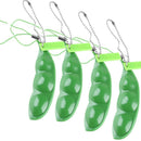Cute Soybean Extrusion Key Chain Stress Relieve Squeeze Bean Phone Charm