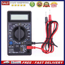 LCD Digital Multimeter Tester Meter Voltmeter Ammeter Ohm DT830B Black