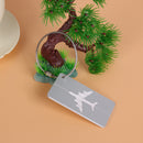 Fashion Luggage Tags Aluminium Alloy Travel Luggage Name Labels Holder (A)