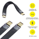 Type-C Male to Male 3.1 Gen2 10G Cable Laptop Notebook Data Transfer Wire