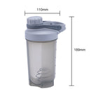 500ML Water Shaker Cup Outdoor Travel Sports Water Bottle Drinkware (Grey) Newly