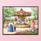 Full Embroidery Cross Stitch Set Needlework Kit 11CT Merry Go Round Artwork