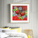 Love Flower 5D DIY Special Shaped Part Drill Diamond Painting Cross Stitch