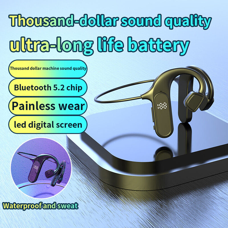 Bluetooth-compatible 5.2 TWS Headset Wireless Stereo Earbuds Sport Earphones
