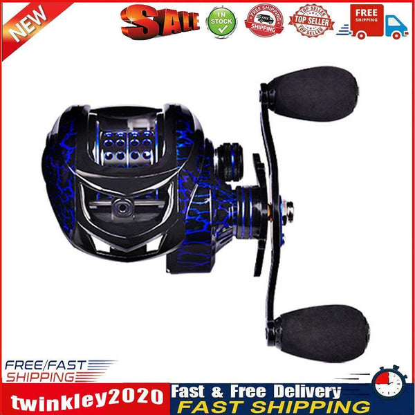 Baitcasting Reel 9+1BB 10kg Max Drag 7.2:1 Speed Sea Fishing Wheel (LW10L) Newly