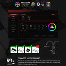 1 to 9 Hub Remote Control 5V 3Pin ARGB Cooling Fan 4Pin PWM Splitter for PC