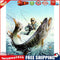 Frameless Oil Paint By Numbers Fishermen DIY Canvas Picture Craft Kits