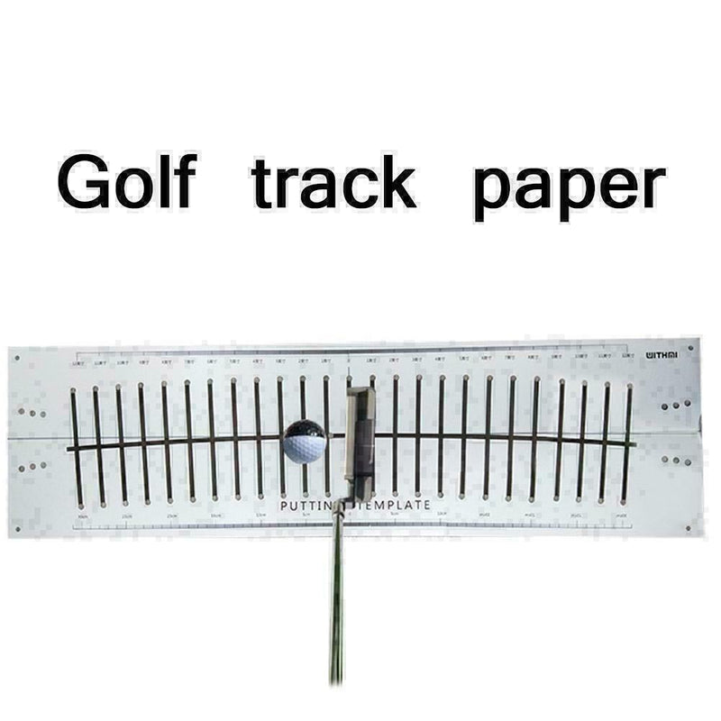 Golf Track Paper Golf Putter Putting Mat Trainer Indoor Training Z6T0 Tool L7B9