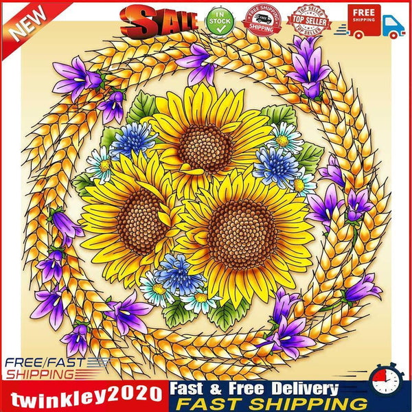 Diamond Painting Partial Special Drill sunflower Picture of Rhinestone Newly
