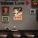 Motorcycle Races Retro Metal Plate Tin Sign for Bar Pub Club Cafe Wall Art