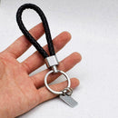Men Black PU Leather Key Chain Ring Keyfob Car Keyring L6C0 Cha N9Q6 Key U5U1