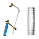 U Type Mini Woodworking Hand Saw Kit DIY Jewelry Hand Tools + 8pcs Blades Newly