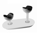 Dual Charger for PS5 Controller Gamepad Charger with Display Light (White) Newly