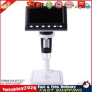 8 LED Digital Microscope Electronic LCD 1000X Magnifier w/ Bracket (White) Newly