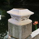 Garden Solar Post Light LED Outdoor Fence Gate Pillar Head Courtyard Lamp Newly