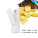 Portable Mini Sealing Household Machine Heat Sealer Plastic Capper (White) Newly