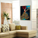 Butterfly Girl Irregular Rhinestone Wall Picture Kit Home Decoration 12x16