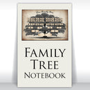 16 Sheet Family Tree Notebook Agenda Notepad Stationery School Supplies