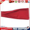 Yoga Sweat Headband Non-slip Elastic Stretch Hair Band Sports Safety (Red)
