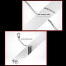 1.2m Steel Wire Anti-Lost Rope Plier Control Fish Hanging Buckle Rope Lanyard