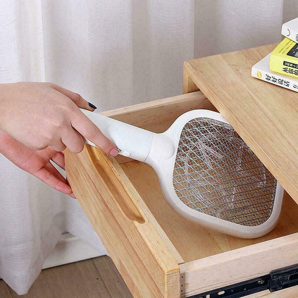 1x USB Electric Fly Insect Zapper Killer Swatter Bug Racket Lamp Mosquito U4B1