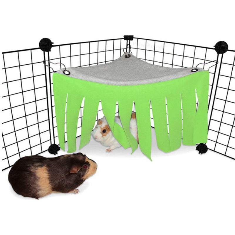 Hidden in the House Beds Hiding Tent Cage for Hamster Guinea Pig (Green) Newly
